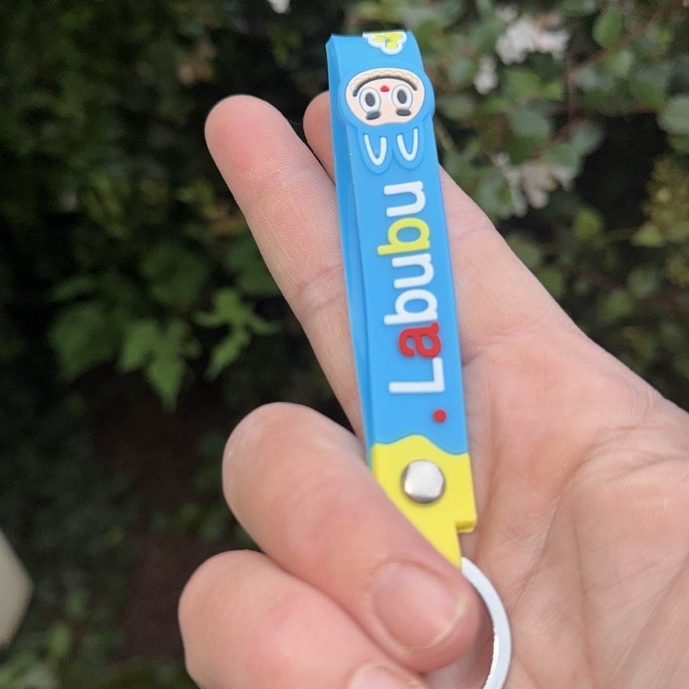 Blue Labubu Keychain - Picture 2 of 3